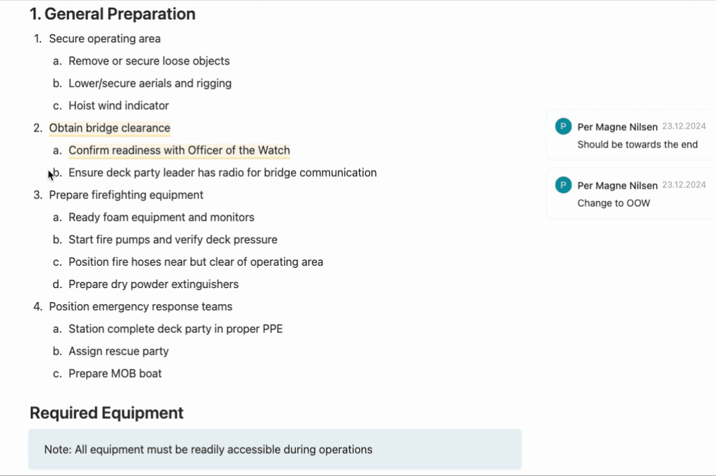 Block-based text editing demonstration